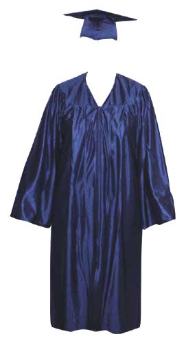 Students find out information about their caps and gowns and start ordering them.