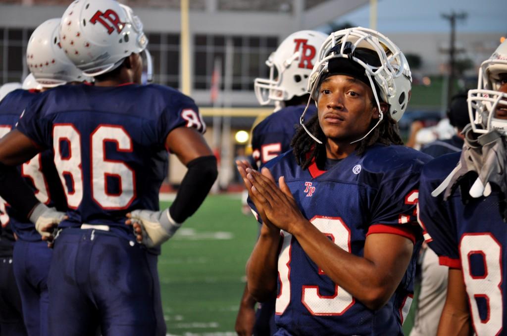 Players wait through the game, hoping for a victory against MacArthur.