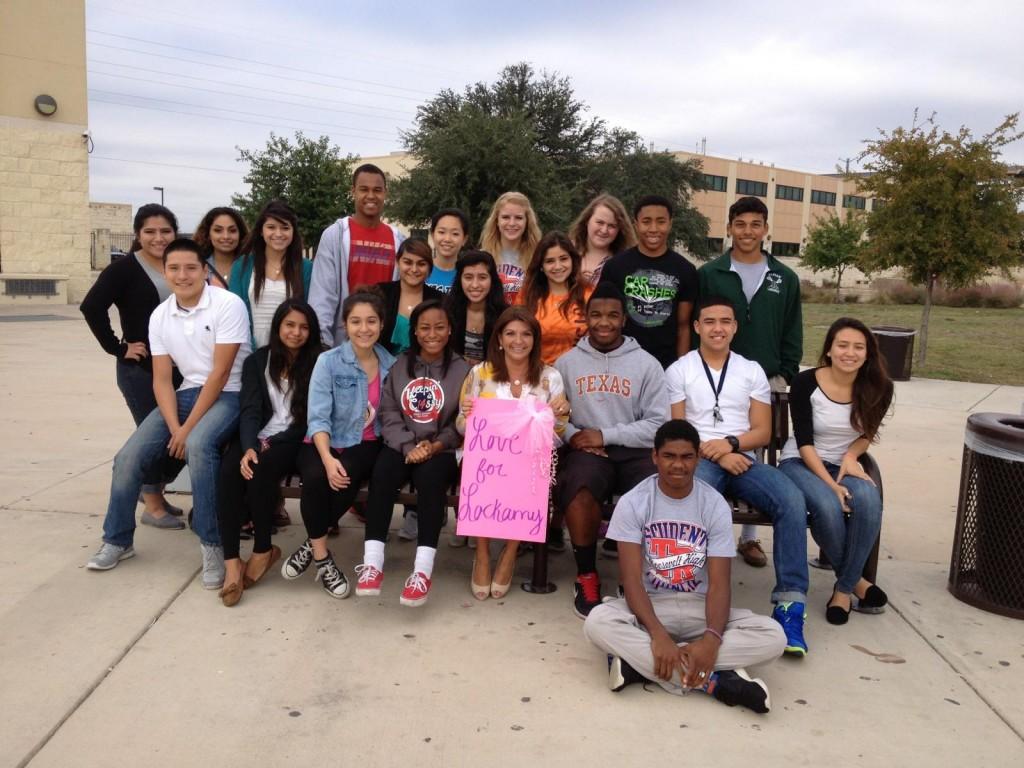 Student Council Presents Love for Lockamy Check