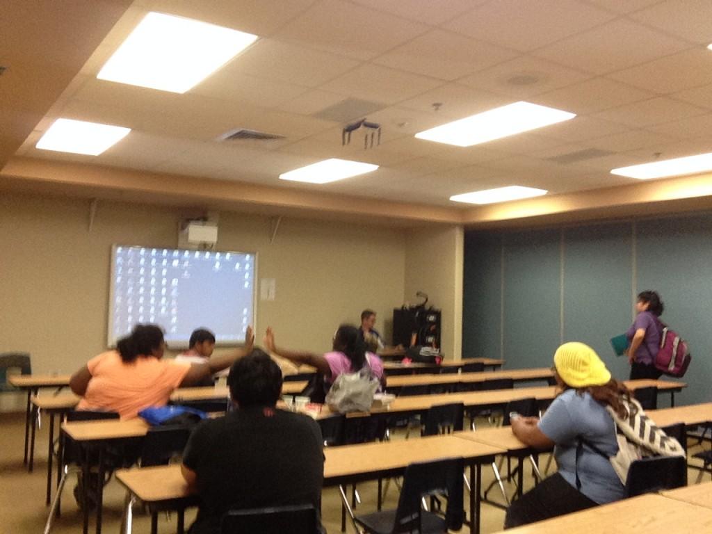Students are pumped to see episodes from "Durarara!!" and "Accel World". 
