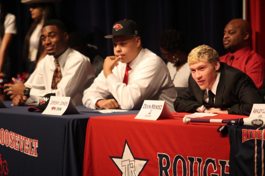 Four top athletes honored at National Signing Day