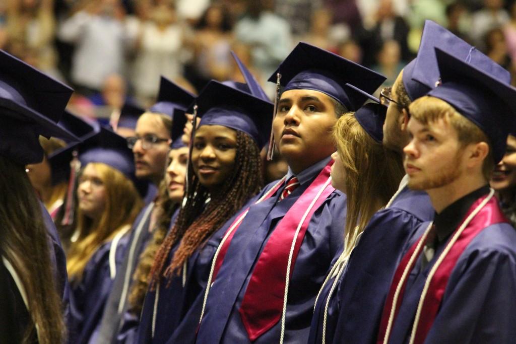 Seniors walk the stage