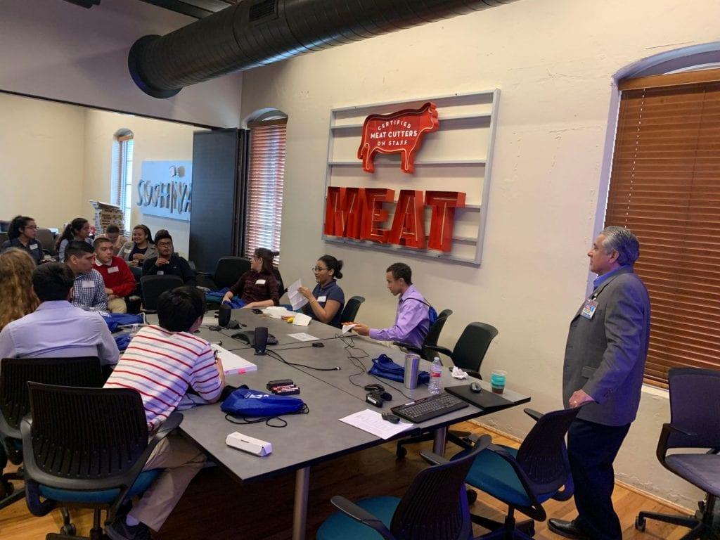 Students visit H-E-B headquarters for job shadow